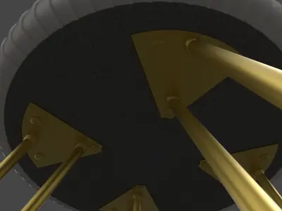 Modern Stool 3D model
