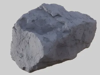 Lake Stone 3D scan 3D model