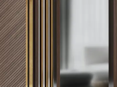 Panel by Pinterest 3D model 6