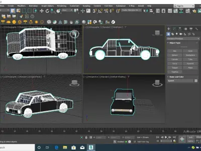 Car model 1995 3D print model
