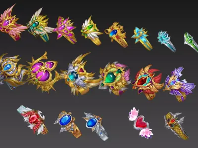 14 types of rings Texture