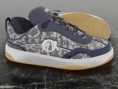 DIOR B9S SKATER 3D SHOES 3D model