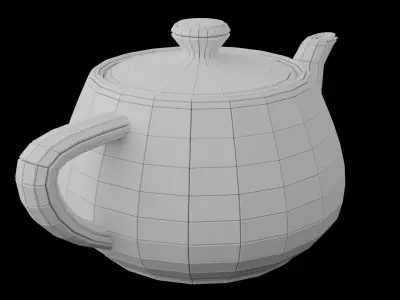 Teapot hardsurface deco Free 3D print model