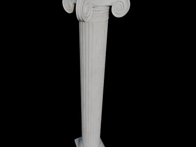 corint column B 3D model