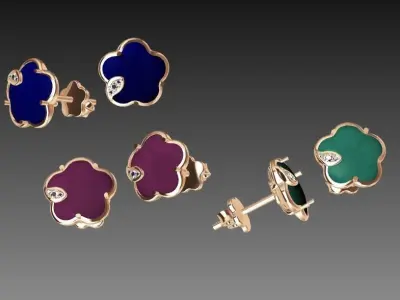 Pasquale Bruni earrings  3D print model