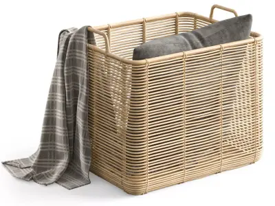 Vivi vincent sheppard rattan basket 3D model