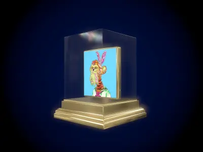 Mutant Ape 18 Gold Club Low-poly 3D model