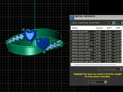 stylish heart ring  PANDANT 3D PRINTABLE MODAL  3D print model