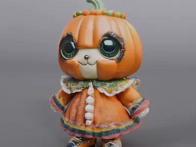 sinister pumpkin 3D model