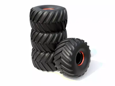 Monster Truck Tire 3D print model