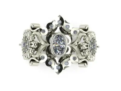 indian Ring 3D print model