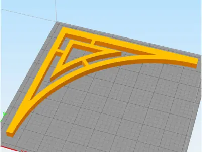 Set of 19 Corners for Decoration and shelving  3D print model