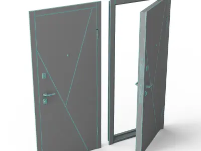 Kamilah Door 3D model