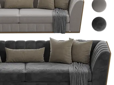 Sophia Luxury Sofa 3D model