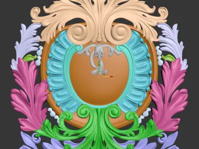 Decorative Ornamental 17 3D model
