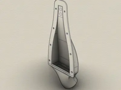 Naca Air scoop 3D print model