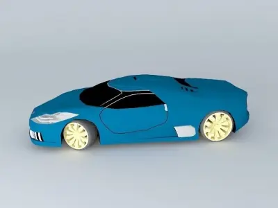 Zanni sports car Free 3D model