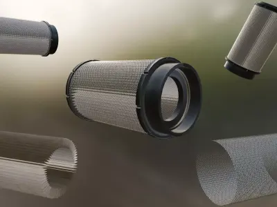 Generic MTU Air Filter Low-poly 3D model