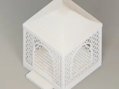 Moroccan gazebo 3D model