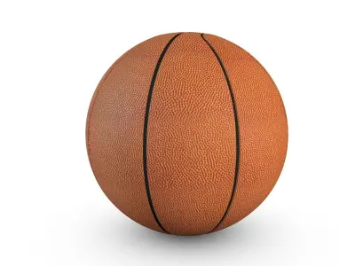 Soccer and Basketballs Low-poly 3D model
