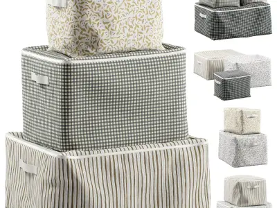 Decor Storage covers Set 101 3D model