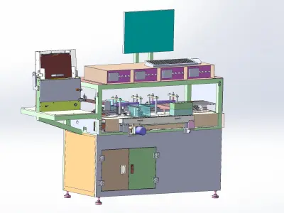 Lithium battery internal resistance and voltage tester  3D model