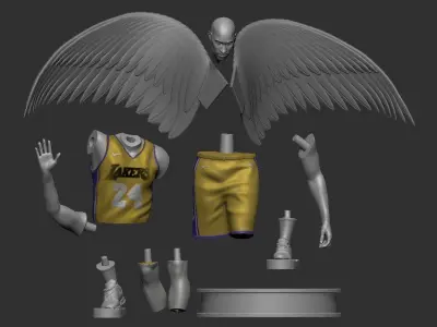 Kobe Bryant 3D Printable 6 3D print model