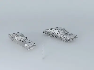 70s car 6 Free 3D model