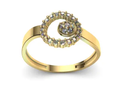 Diamond Ring Free 3D print model 4