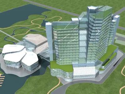 Building  93 3D model