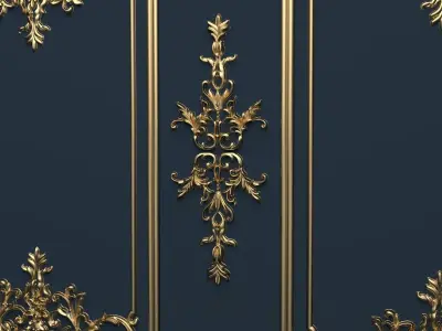 Decor ornament 3D model 02 3D model