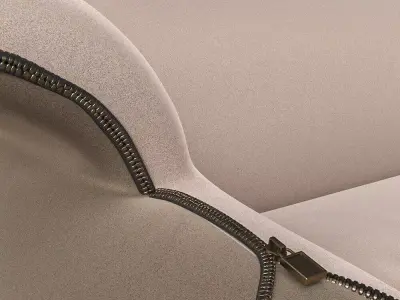 Luxury Modern Sofa 3D Model  3D model