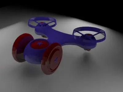 SPACE CRAFT and UFO Flying Saucer- 3D model