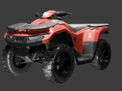 quad bike 3D model