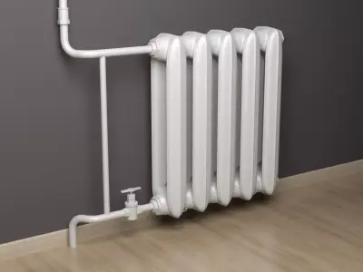 Home radiator 3D model