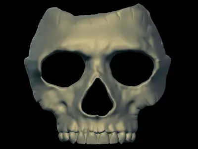 ghost mask call of duty 3D print model