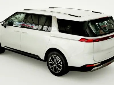 Kia Carnival 2022 Low-poly 3D model