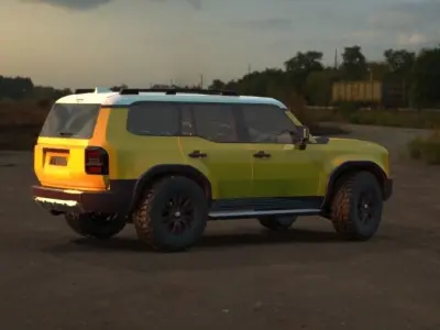 Toyota First prado 2024 3D model