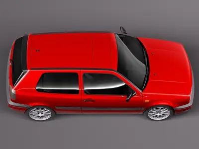 Volkswagen Golf Mk3 GTi -1991-1997 3D model