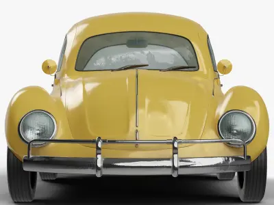 CARTOON CAR 001 Low-poly 3D model