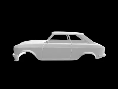 Peugeot 304 Coupe Rally 3D print model