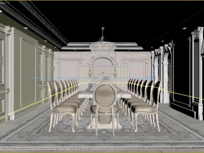 Arabian Dining Room 3D model