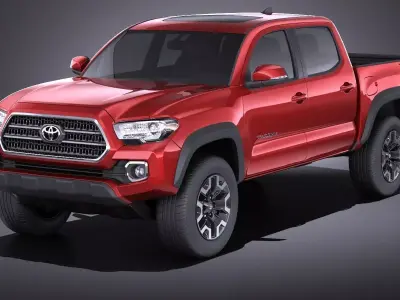 Toyota Tacoma TRD Double Cab 2018 3D model