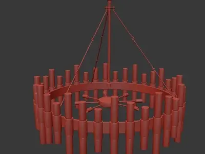chandelier 19 Free 3D model