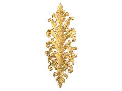 Classic decor ornament carved 41  3D model