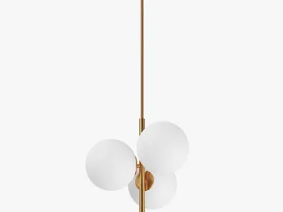 815031 Croco Lightstar Ceiling chandelier 3D model