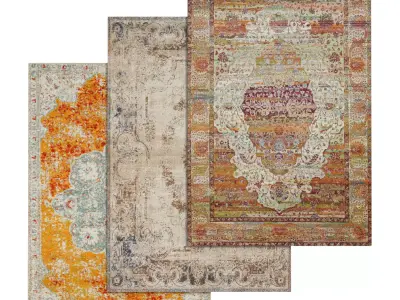 Rug Set 1805 3D model