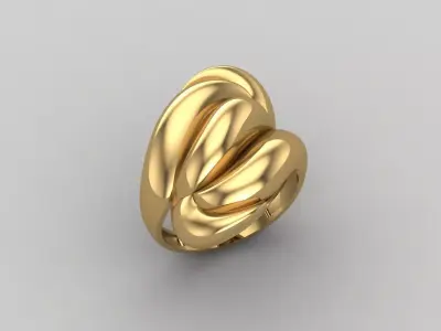 Women Ring Plain Ring Ready STL 3DM Models Womens Rings 3D print model purchase