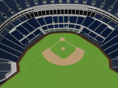 Rogers Centre Renovations Low-poly 3D model