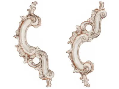 Classic carved 142 3D model